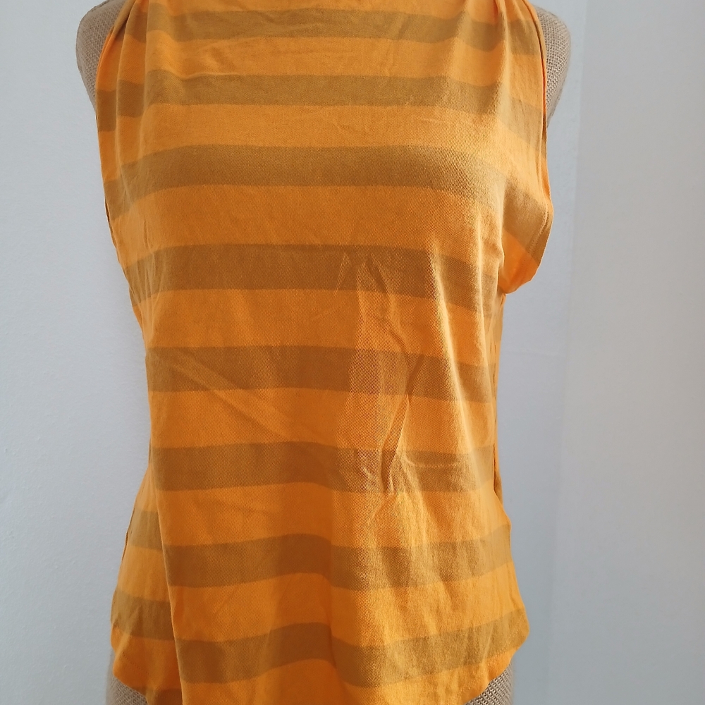 FP Movement by Free People Striped Tank Top in Mustard and Gold